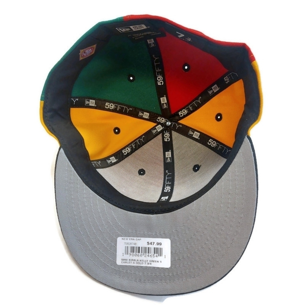 59Fifty New Era Birmingham Black Barons Just Caps Negro League Fitted Sz 7 3/4 - Picture 6 of 7